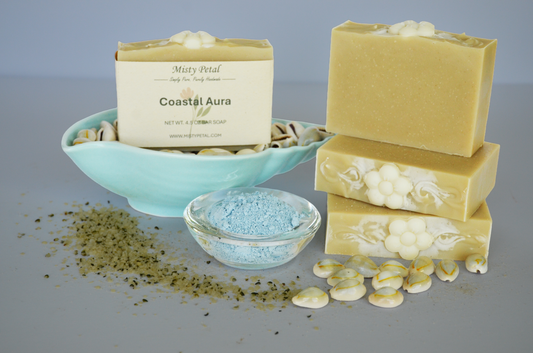 Coastal Aura (Hemp Seed Milk & Blue Clay Soap)