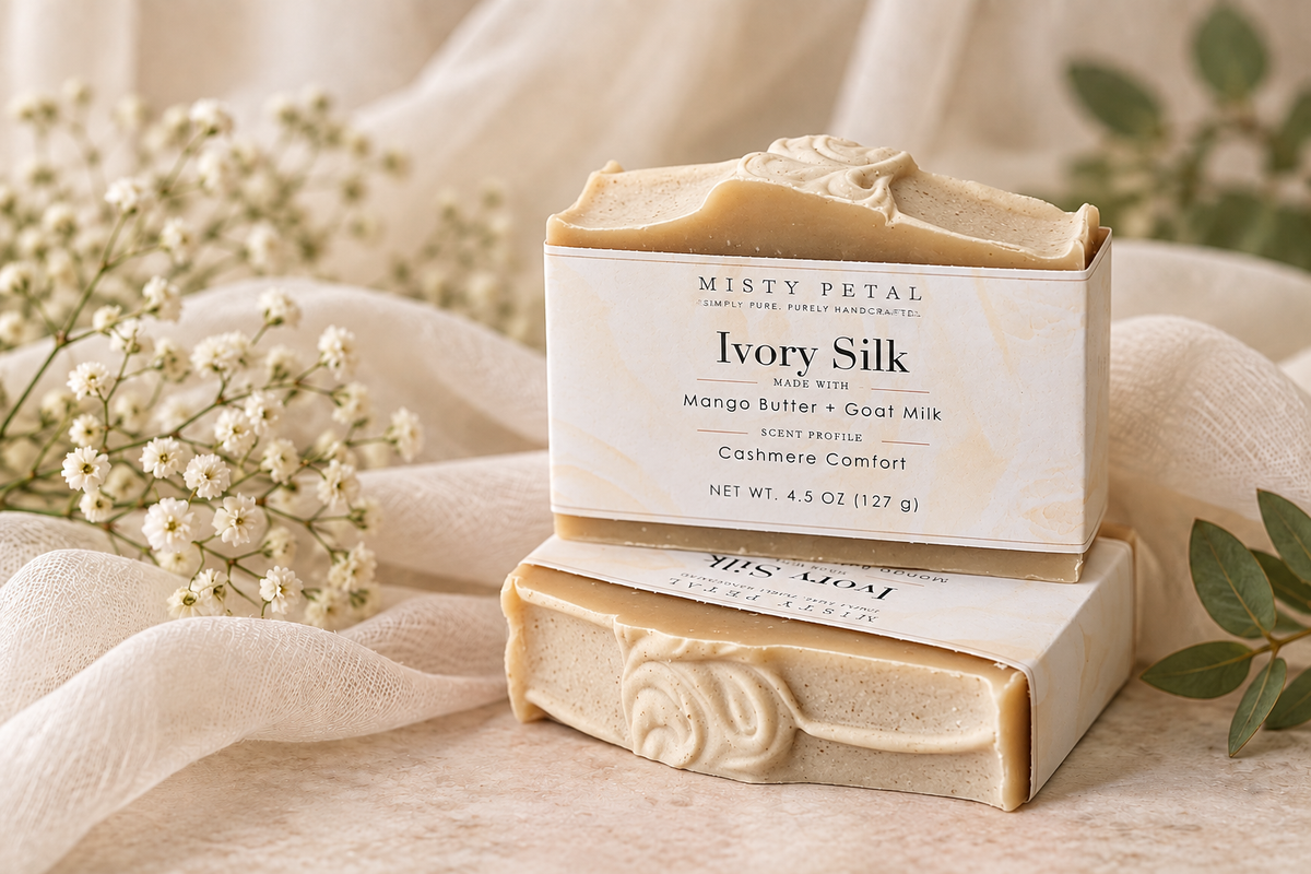 Ivory Silk | Mango Butter + Goat Milk Soap