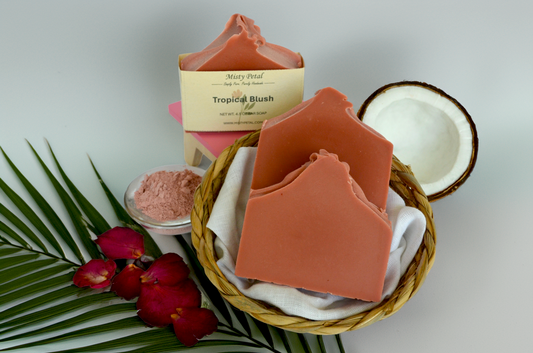 Tropical Blush (Coconut Milk & Rose Clay Soap)