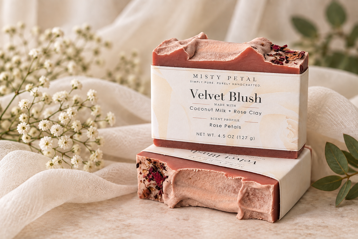 Velvet Blush | Coconut Milk + Rose Clay Soap