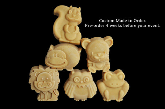 Set of 6 - Assorted Animal Shaped Soaps