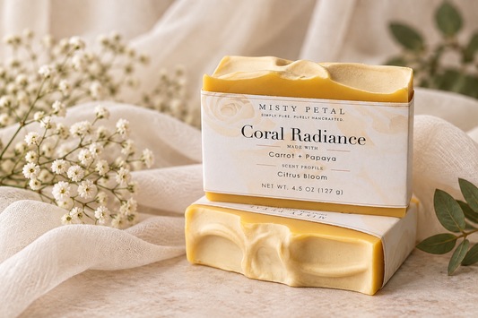 Coral Radiance | Carrot + Papaya Soap