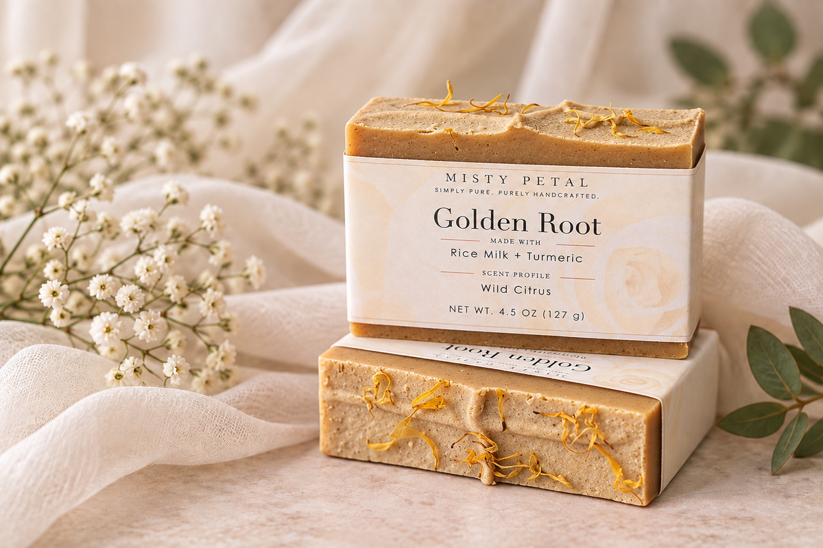 Golden Root | Rice Milk + Turmeric Soap