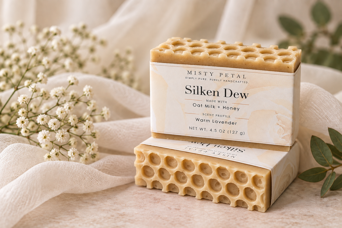 Silken Dew | Oat Milk + Honey Soap